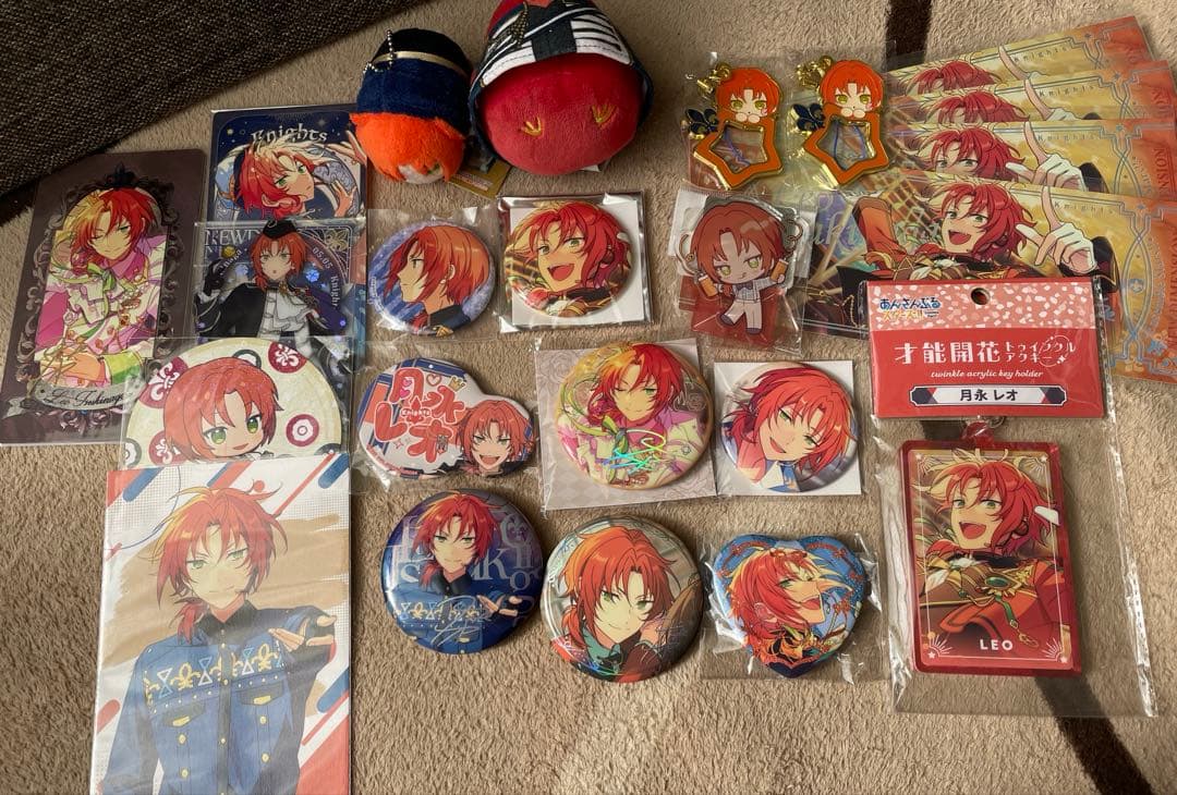 月永レオ ぱしゃっつ 缶バッジ アクスタ まとめ売り