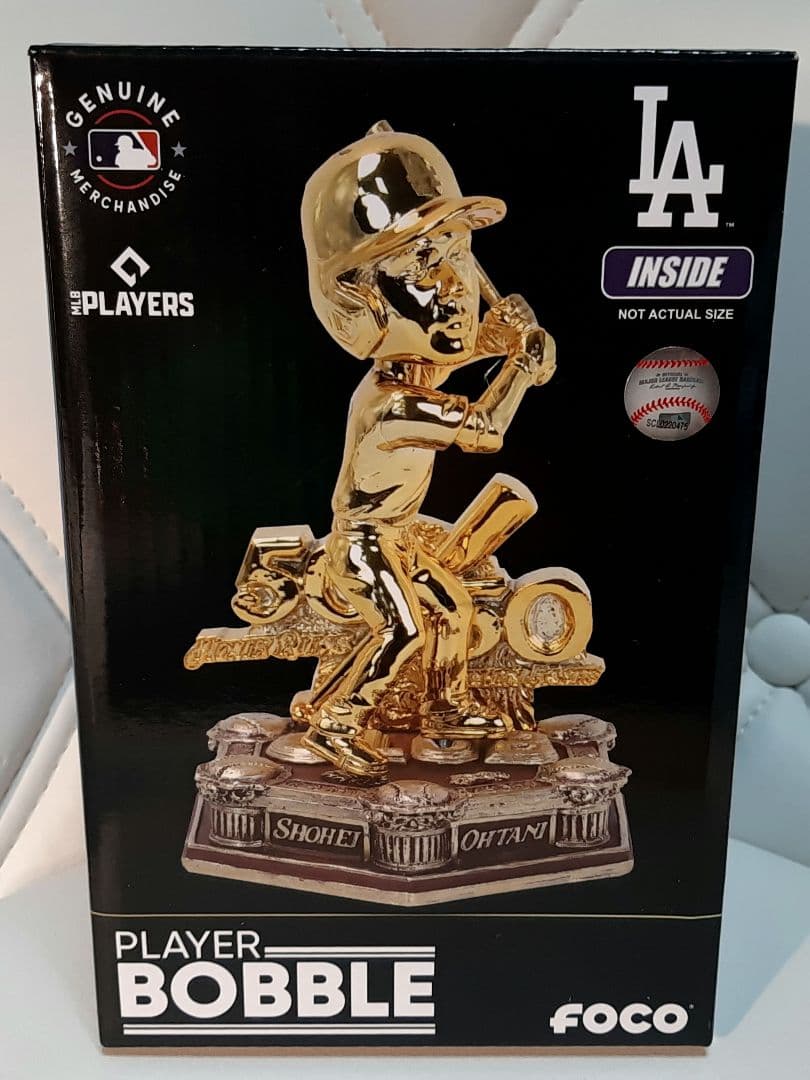 【550体限定】大谷翔平・50/50達成記念・ゴールドボブルヘッド・シリアル№付