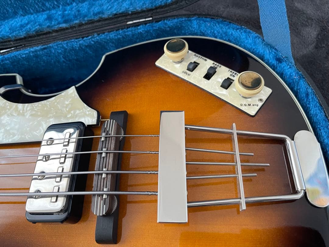 美品ヘフナー　バイオリンベース　hofner HCT-500/1