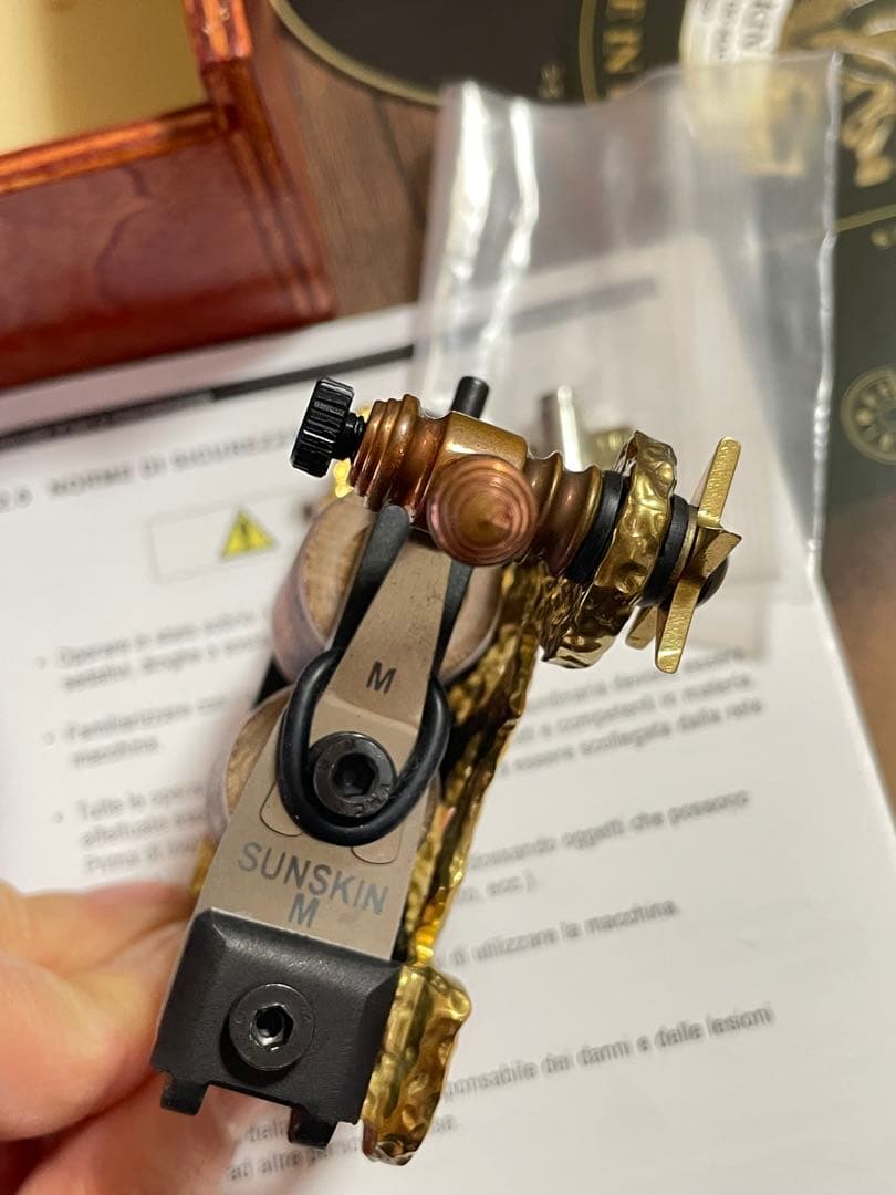 Sunskin tattoomachine shaderタトゥーマシン手製の機械