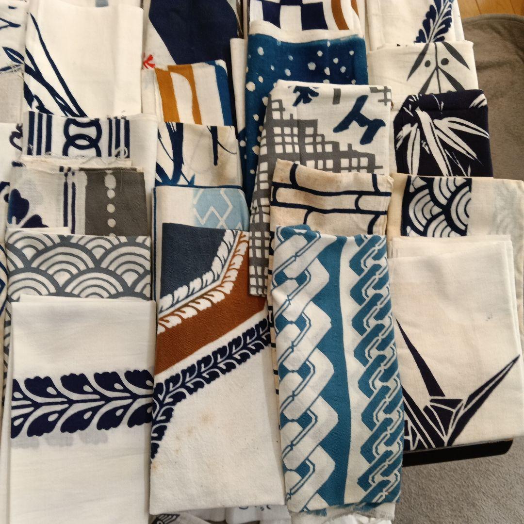 激選☆昭和レトロ✩店か大柄中心　手ぬぐい　大量まとめて　100枚セット