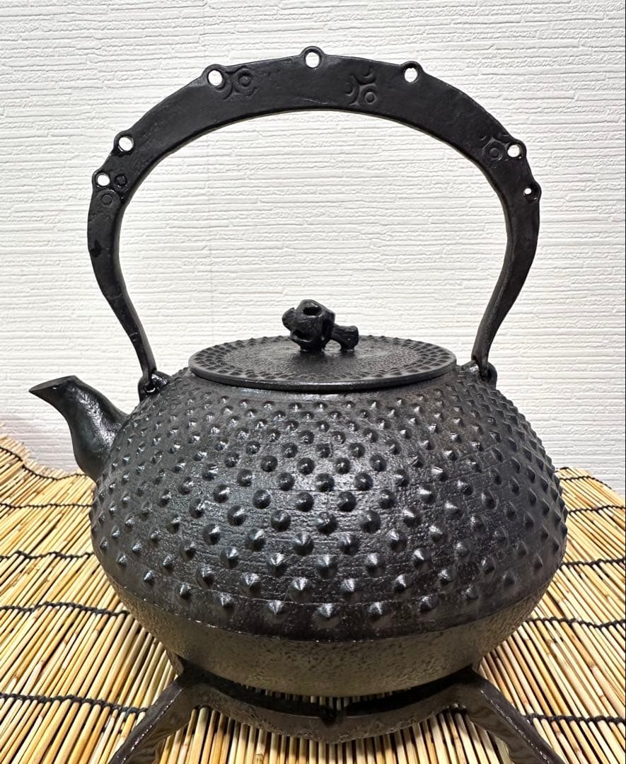 未使用、保管品　南部成龍堂鋳　及川光正　斎峰造　宝珠形馬蹄鉉　父ちゃん様売約済み