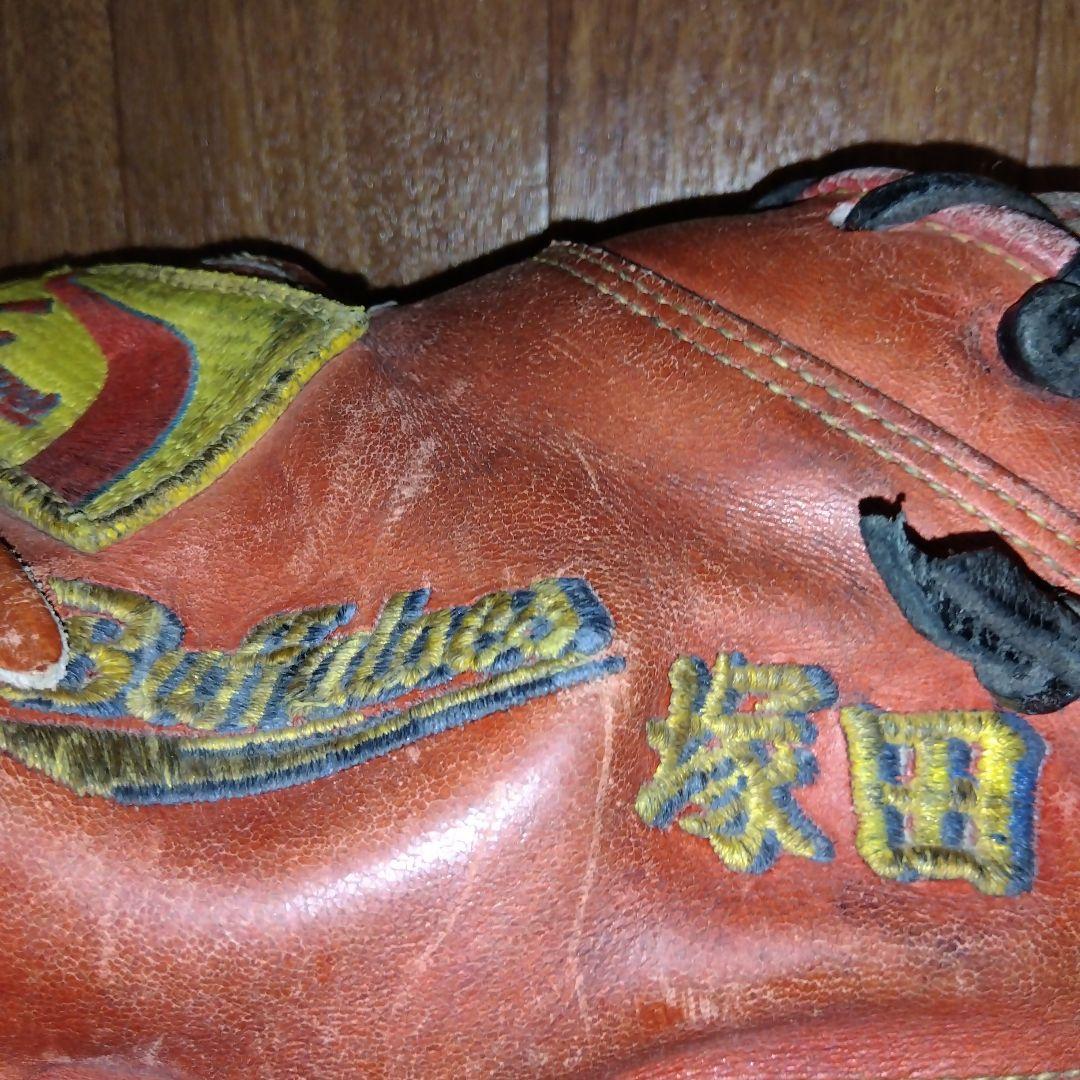 【レア】久保田スラッガー 野球グローブ キャッチャーミット バッファローズ 塚田