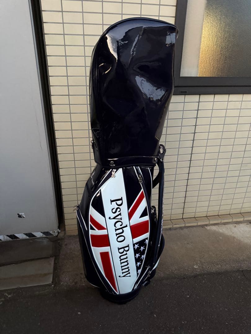 Psycho Bunny キャディバッグ アメリカ国旗デザイン