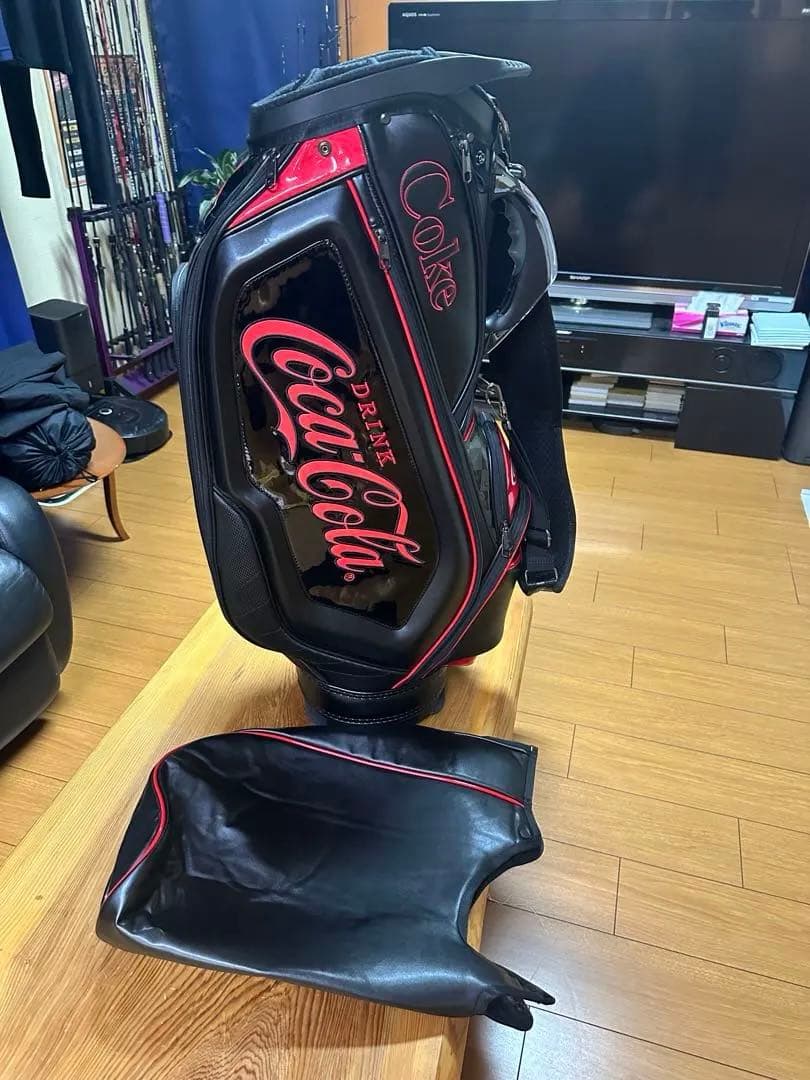 Coca-Cola キャディバッグ 黒/赤