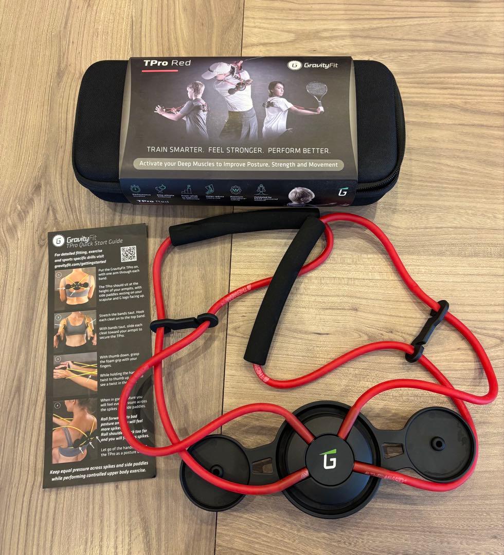 GravityFit Tpro 2.0 ゴルフ スイング 練習 器具 ケース付き