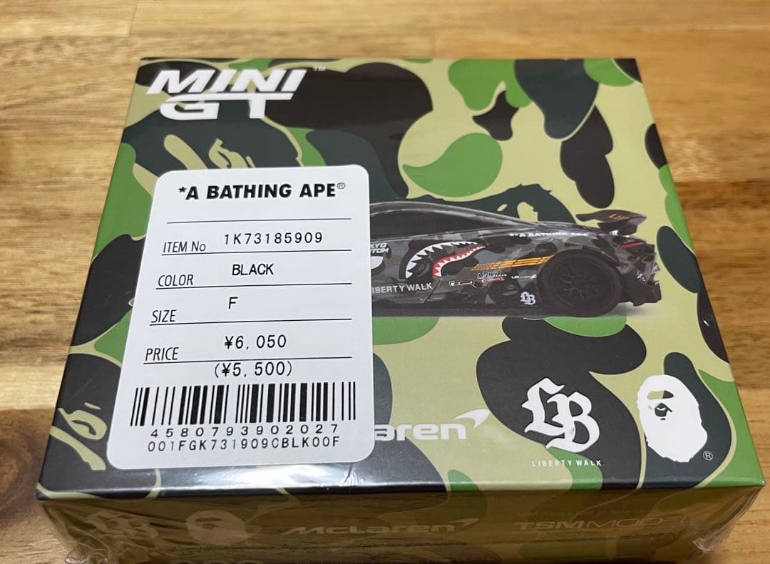 BAPE×LBWK MINI GT MCLARREN 720S 1/64