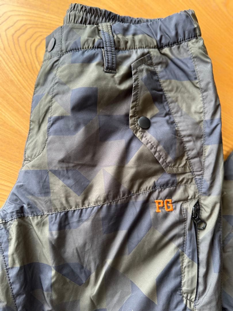 パーリーゲイツ　迷彩風柄　防寒パンツ　サイズ2