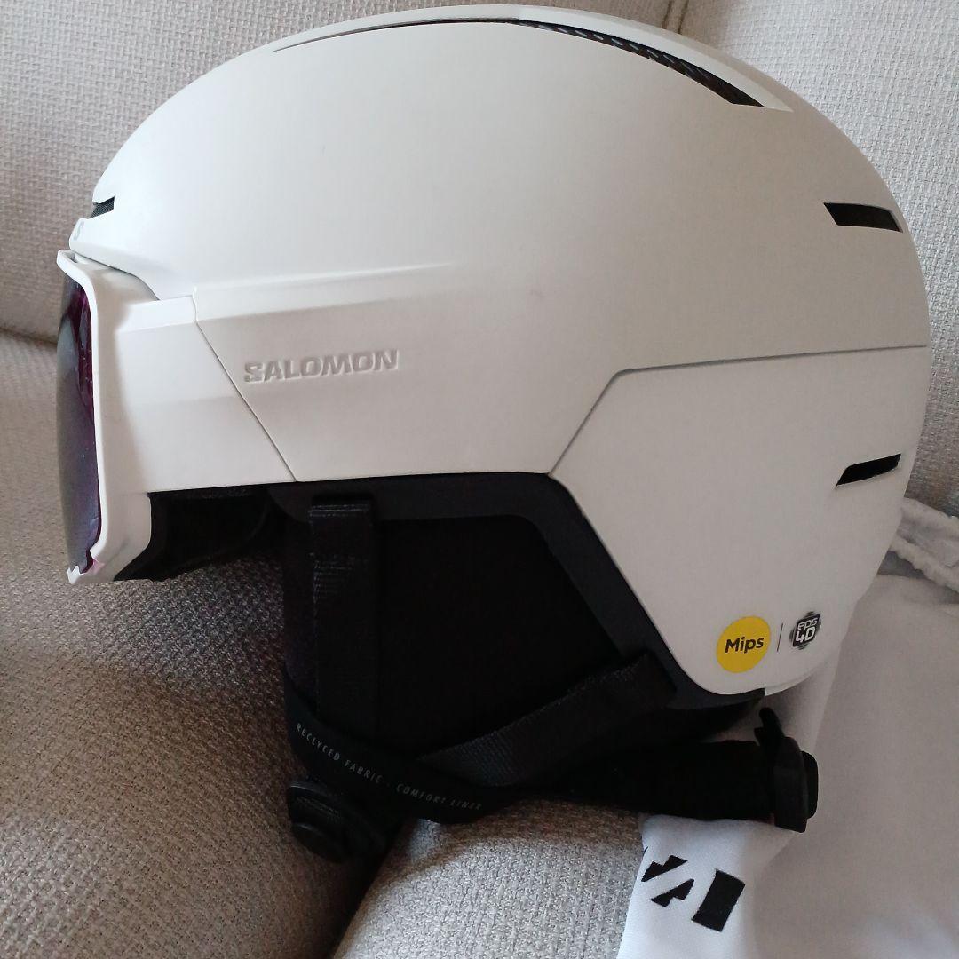 Salomon MIPS対応ホワイトヘルメット