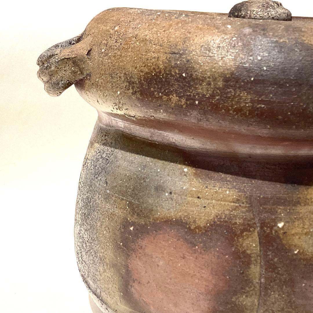 伊勢崎満作　備前水指