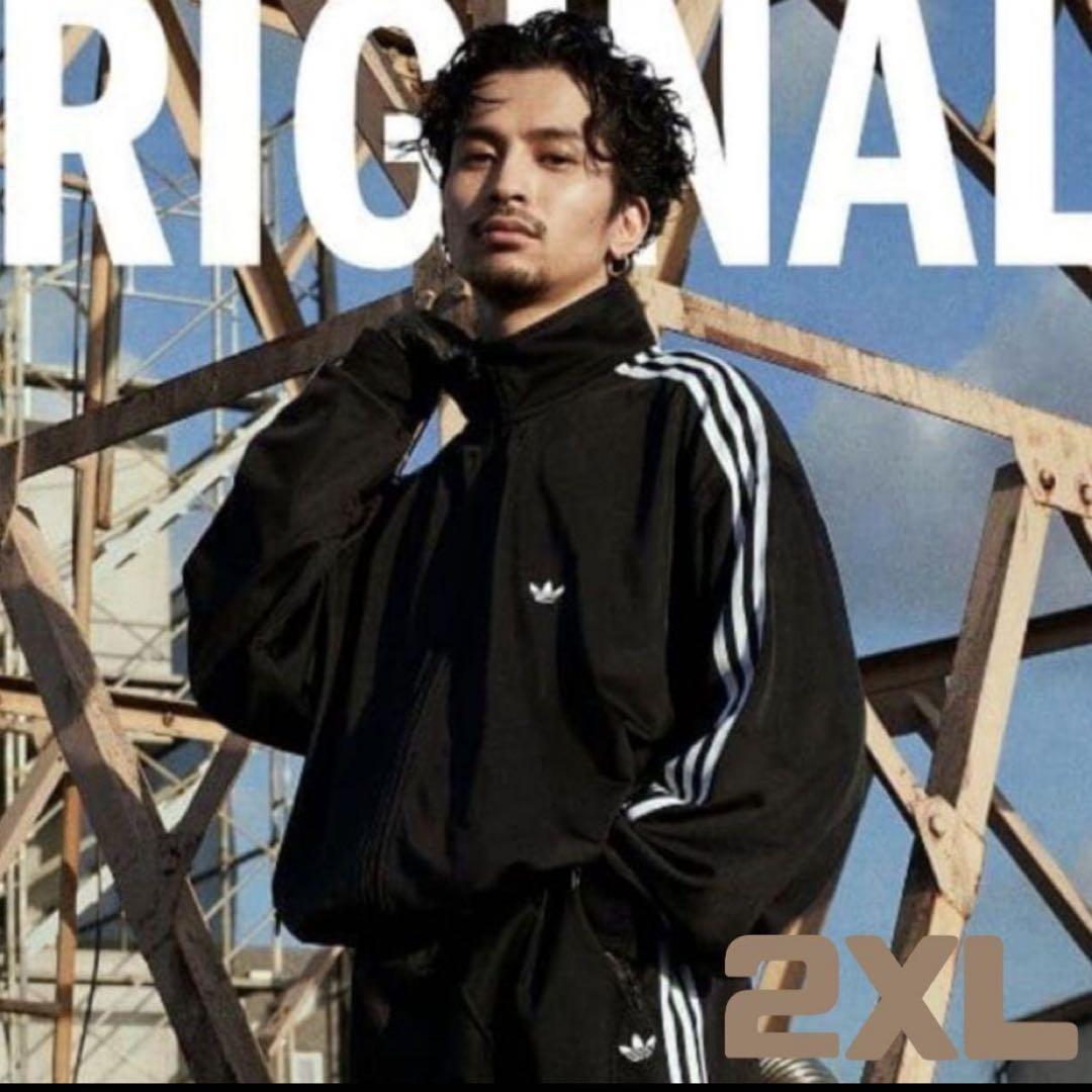 【美品】adidas ベッケンバウアー トラックジャケット ブラック XO