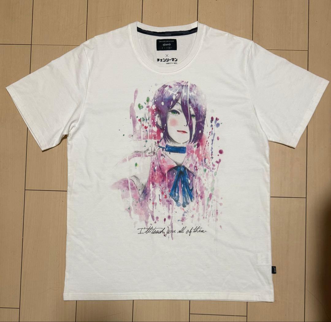 glamb × チェンソーマン レゼ 水彩画 Tシャツ