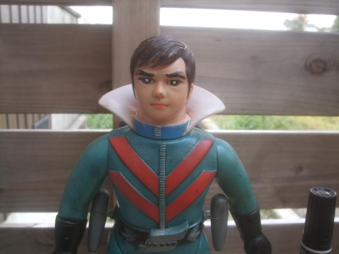 当時物★アオレンジャー★ソフビ・バンダイ