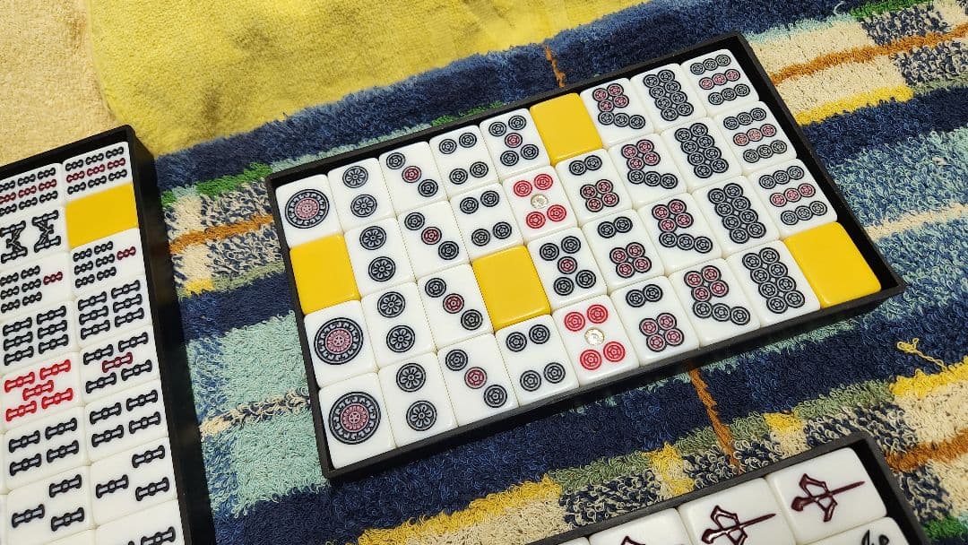 特大 麻雀牌 Ｌサイズ まーじゃんぱい マージャンパイ 麻雀牌一式 Lサイズ