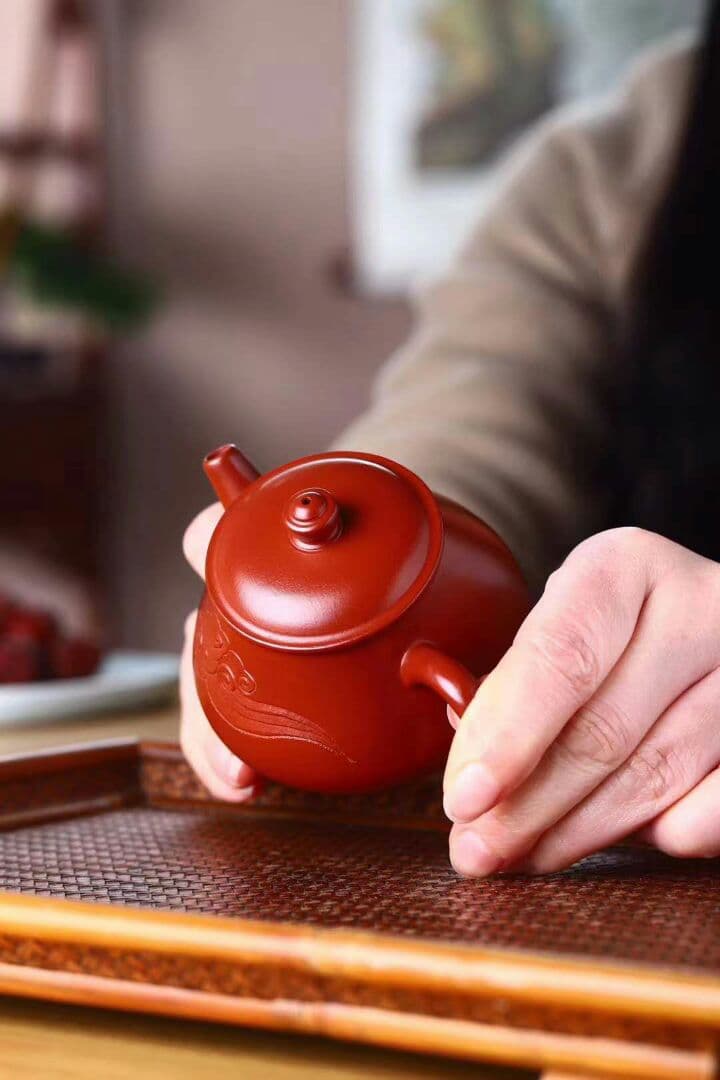 朱泥大紅袍ティーポット