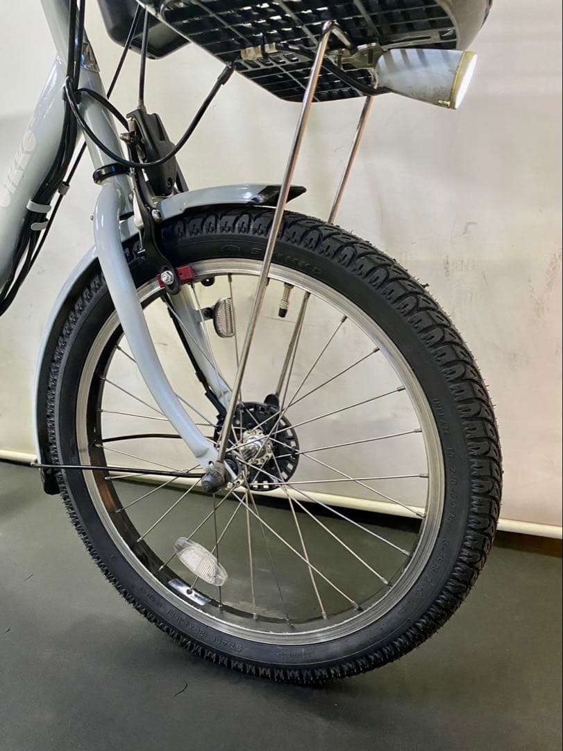 1年保証 送料無料　ブリヂストン　ビッケ2 20インチ　水色　電動アシスト自転車