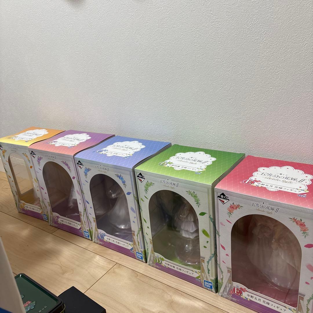 五等分の花嫁 ウエディングドレスフィギュア 5体セット