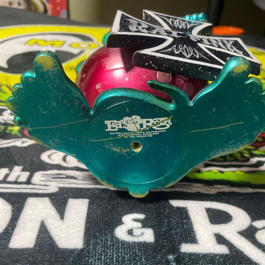 Rat Fink キャラクター フィギュア メタリック