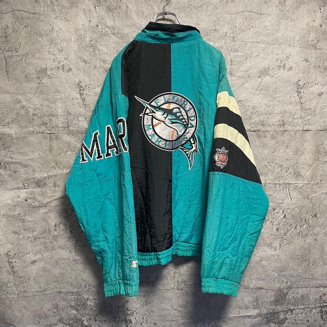 MLB メジャーリーグ マイアミマーリンズ　野球チーム　古着　L