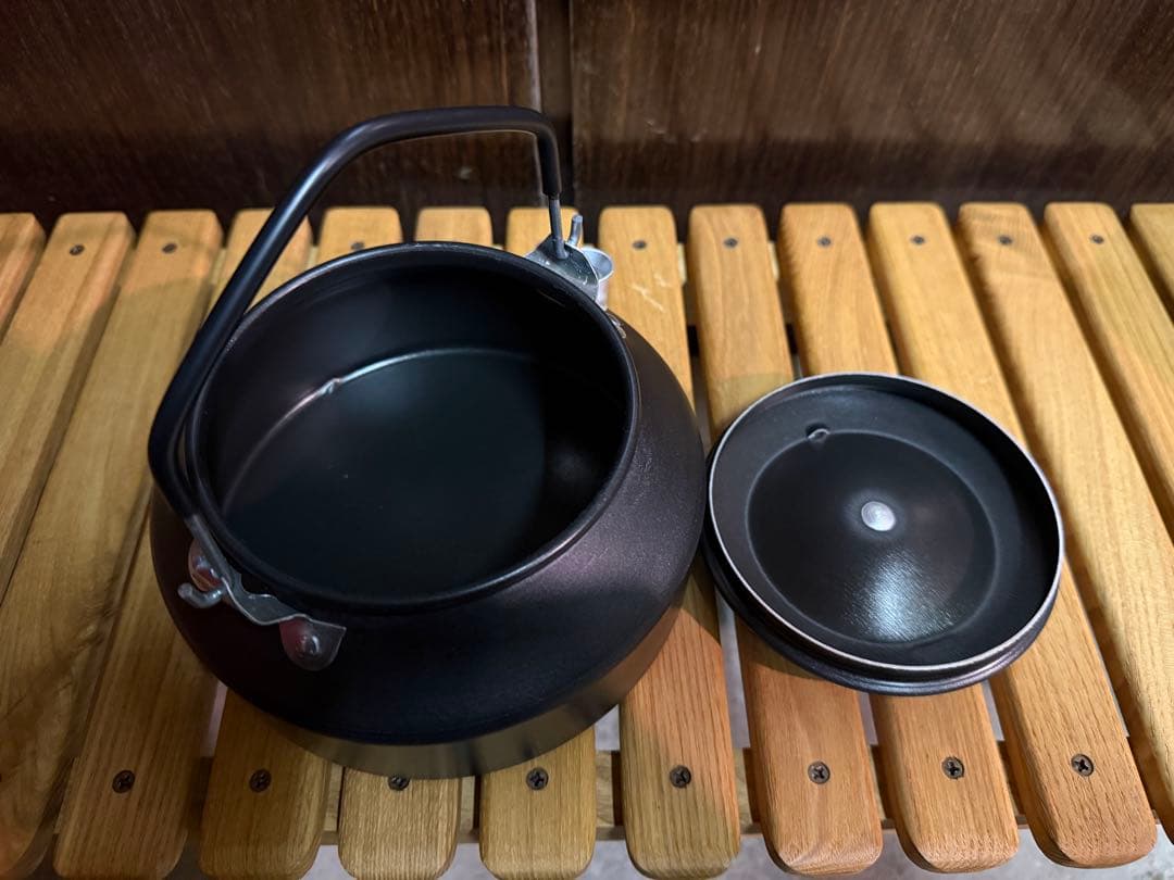 希少 trangiaトランギア ブラックケトル 0.9L 0.6L ２個セット