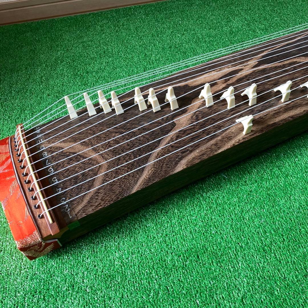 ゼンオン 文化琴 13弦 和楽器 ケース付き　②