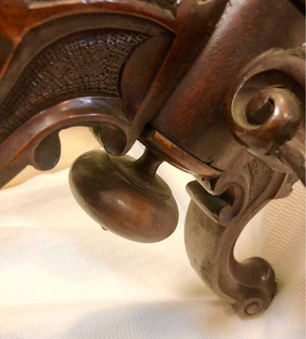 骨董家具　英国製　アンティーク 天然　アラバスター大理石　天板 サイドテーブル