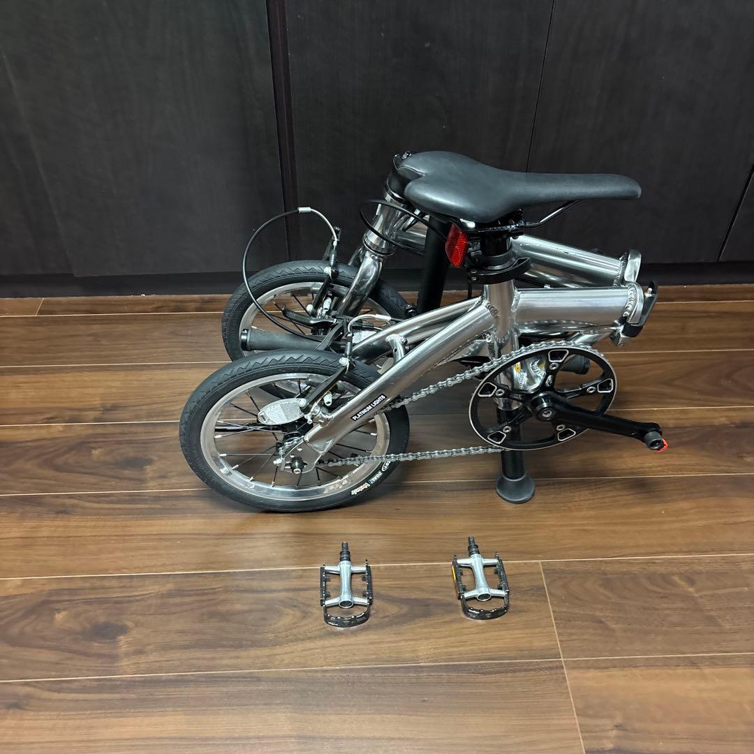 ルノー折りたたみ自転車　 プラチナライト6 6.8kg