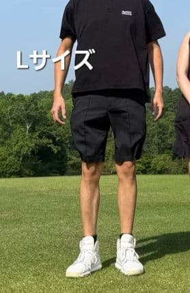 AOURE F.DOTTI SUCKER SETUP SHORTS アウール L