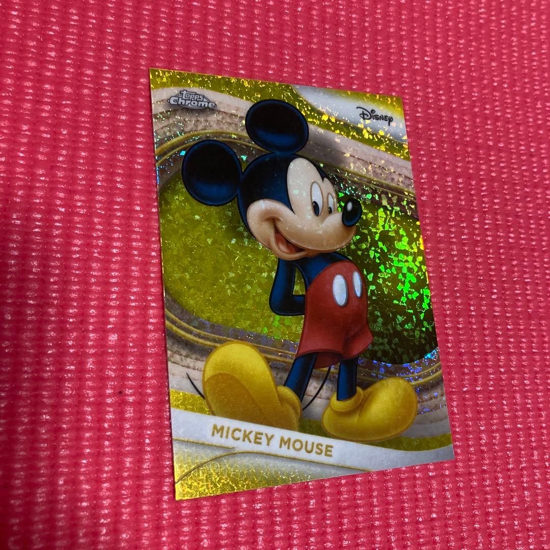 ミッキーマウス トレーディングカード ホロ加工
