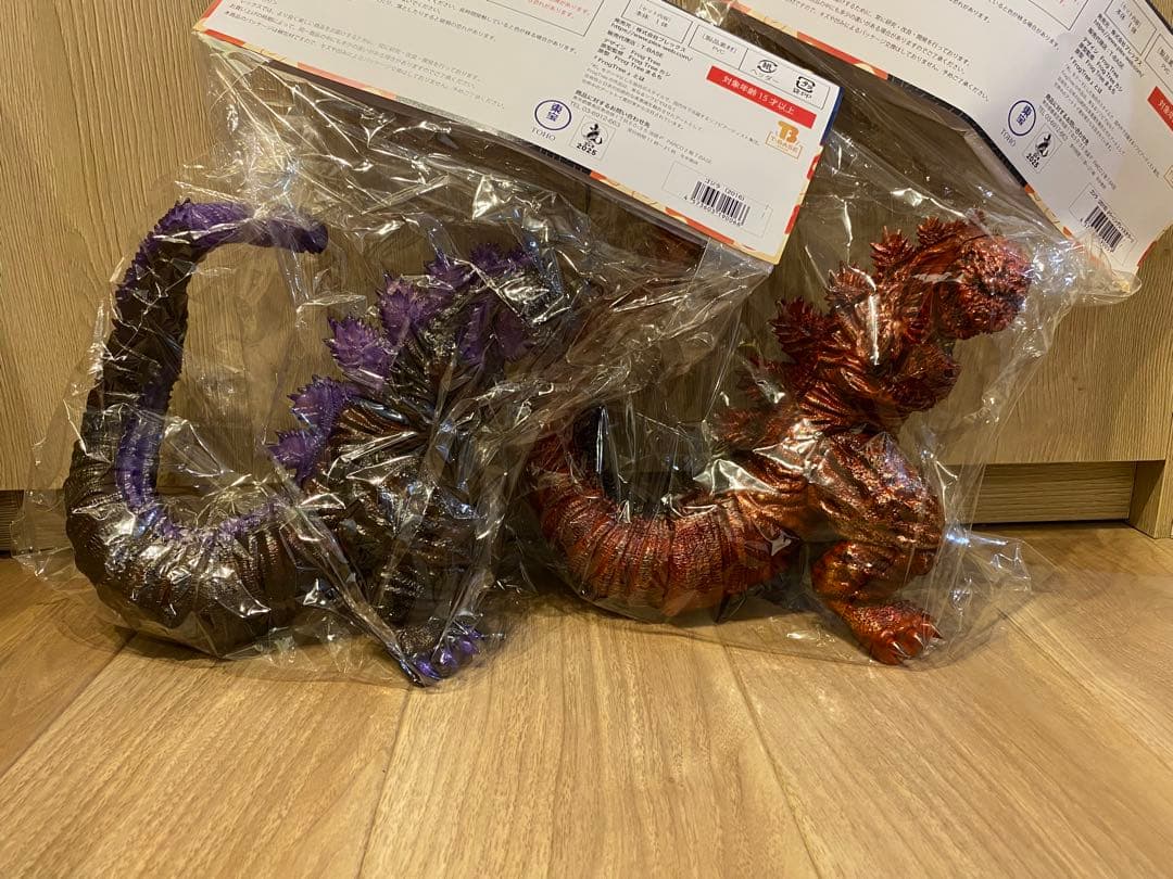 【セット】ゴジラ 2016 Frog Tree ノーマル & バーニングレッド