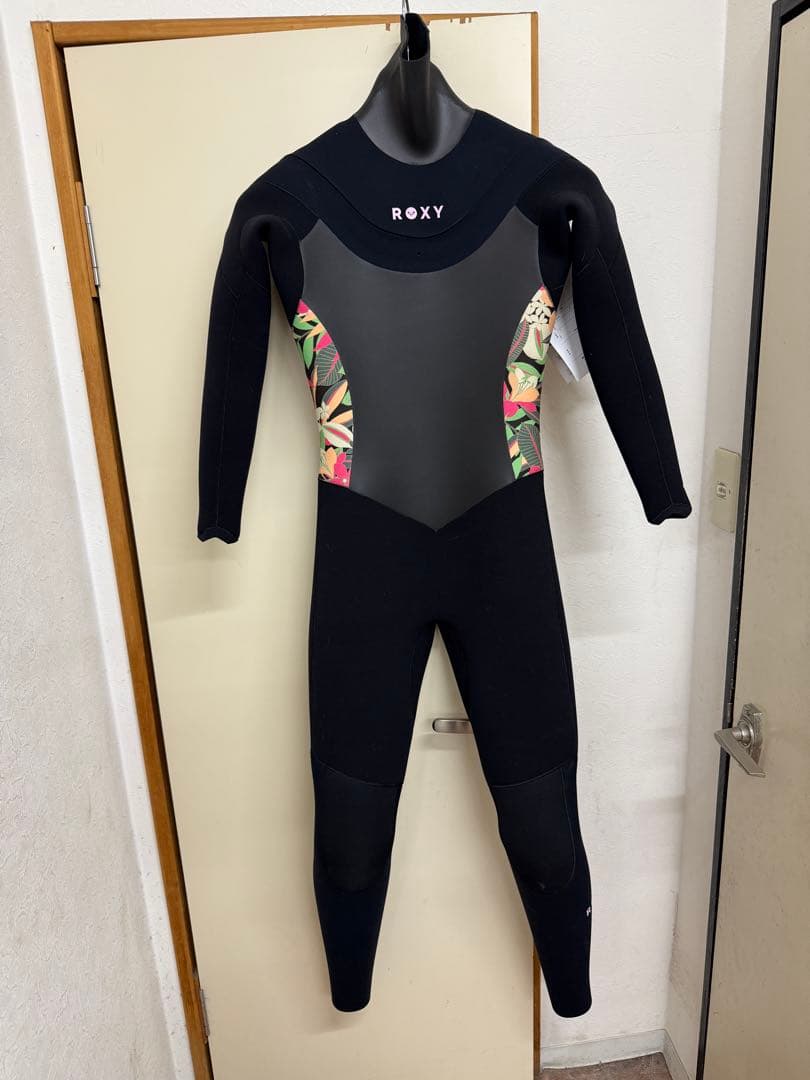 ROXY セミドライスーツ ブラック/PALM SONG