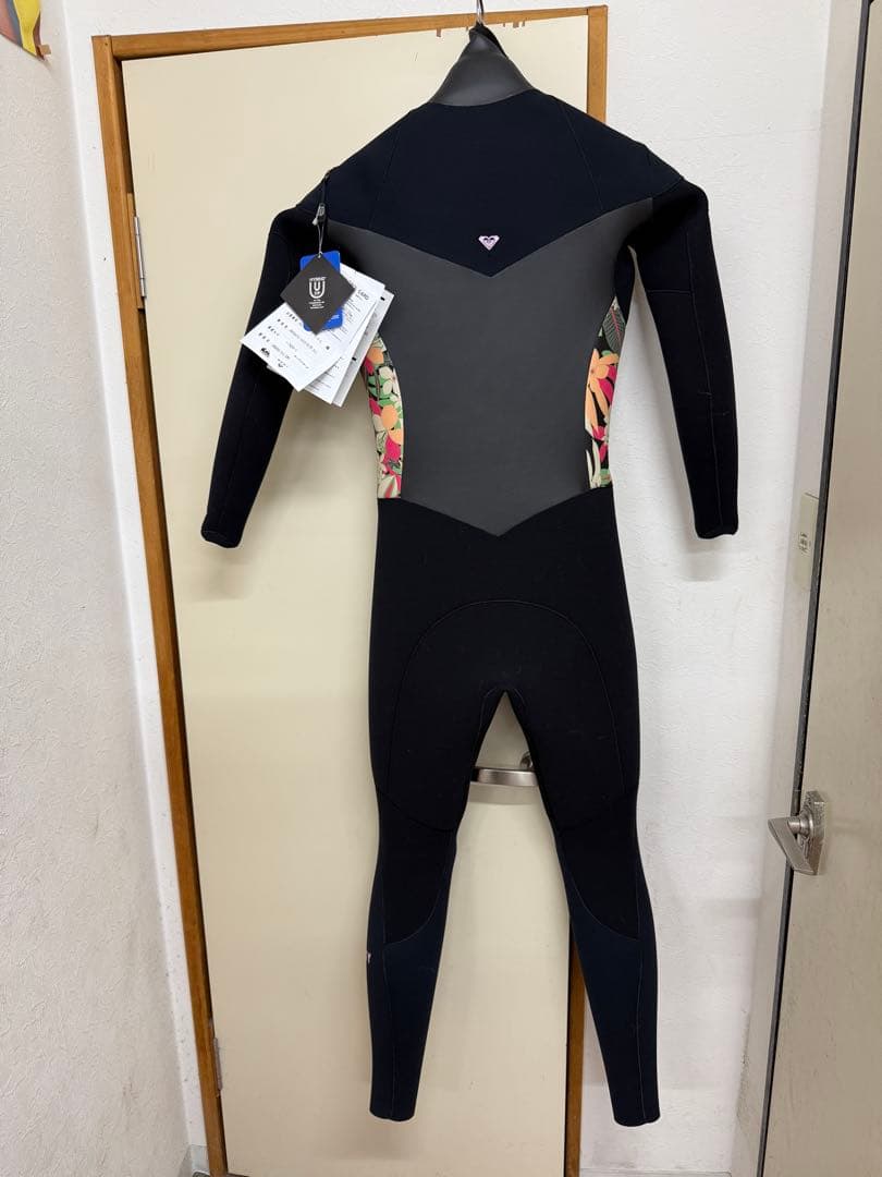ROXY セミドライスーツ ブラック/PALM SONG