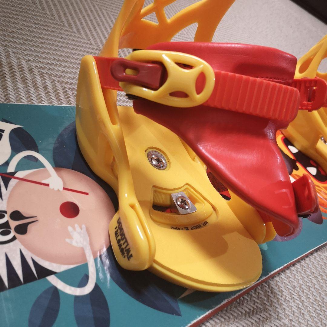 90cm Salomon TEAM スノーボード ビンディング リーシュコード付