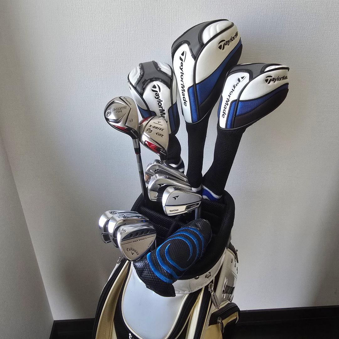 【プロモデル】Taylormade フルセット 3点ショルダー