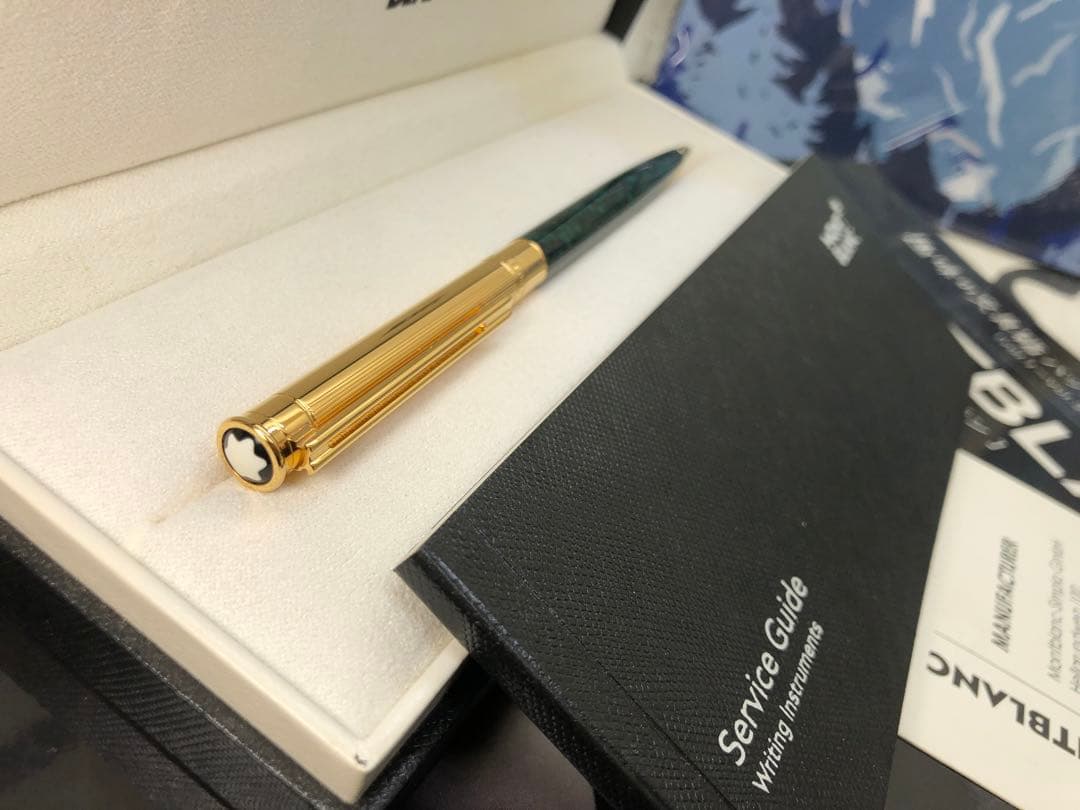 モンブラン　★幸運を導くグリーン・メノウ・入手困難な逸品！★最高級★未使用保管品