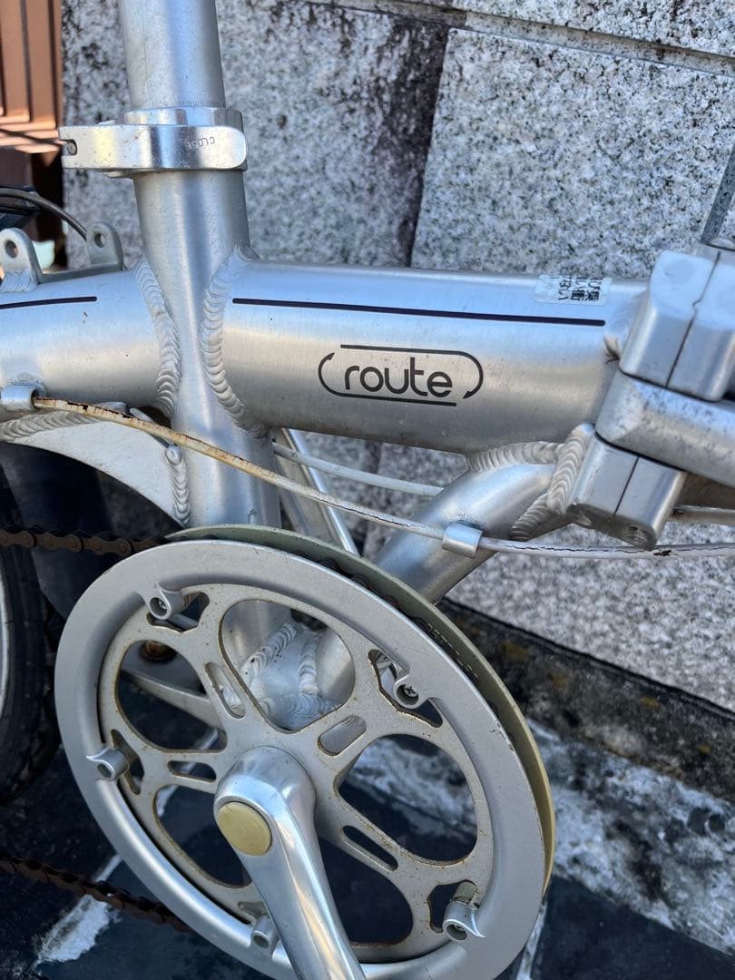 未整備　DAHON route 20インチ　6段変速　折り畳み自転車　ダホン