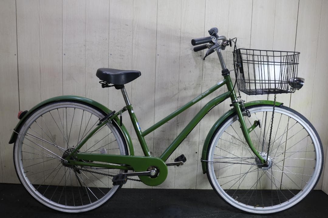 INNOVATION FACTORY 26インチ 軽快シティークロス GREEN
