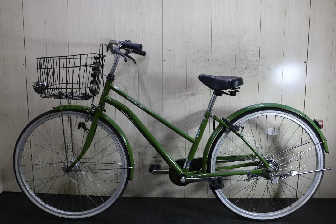 INNOVATION FACTORY 26インチ 軽快シティークロス GREEN