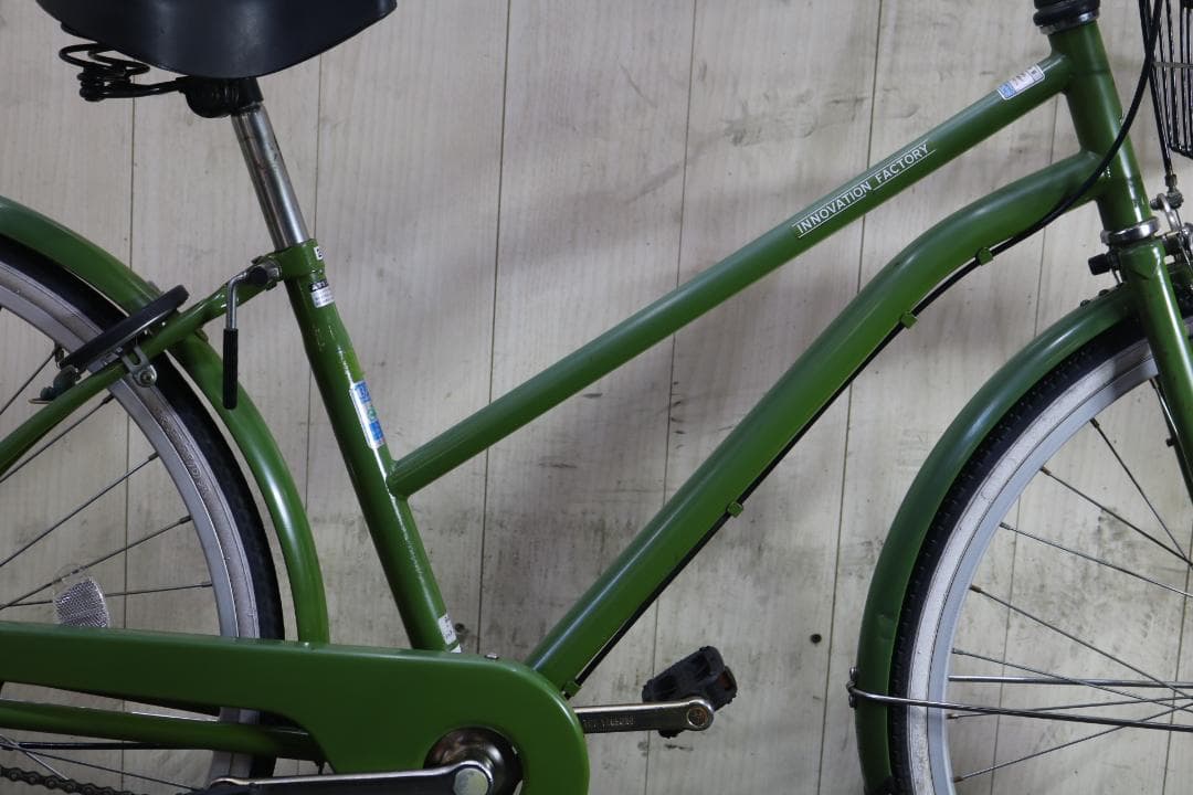 INNOVATION FACTORY 26インチ 軽快シティークロス GREEN