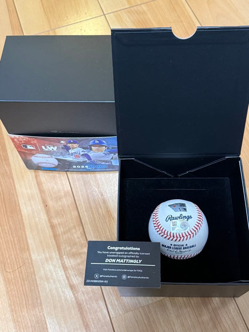 FANATICS MLB 2025 ドン・マッティングリー サインボール