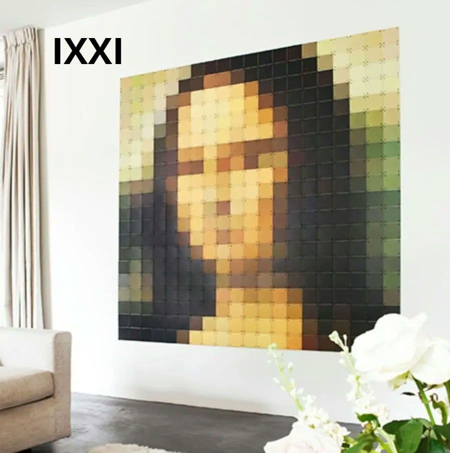【IXXI】ウォールピクチャー ピクセル モナリザ 200×200cm
