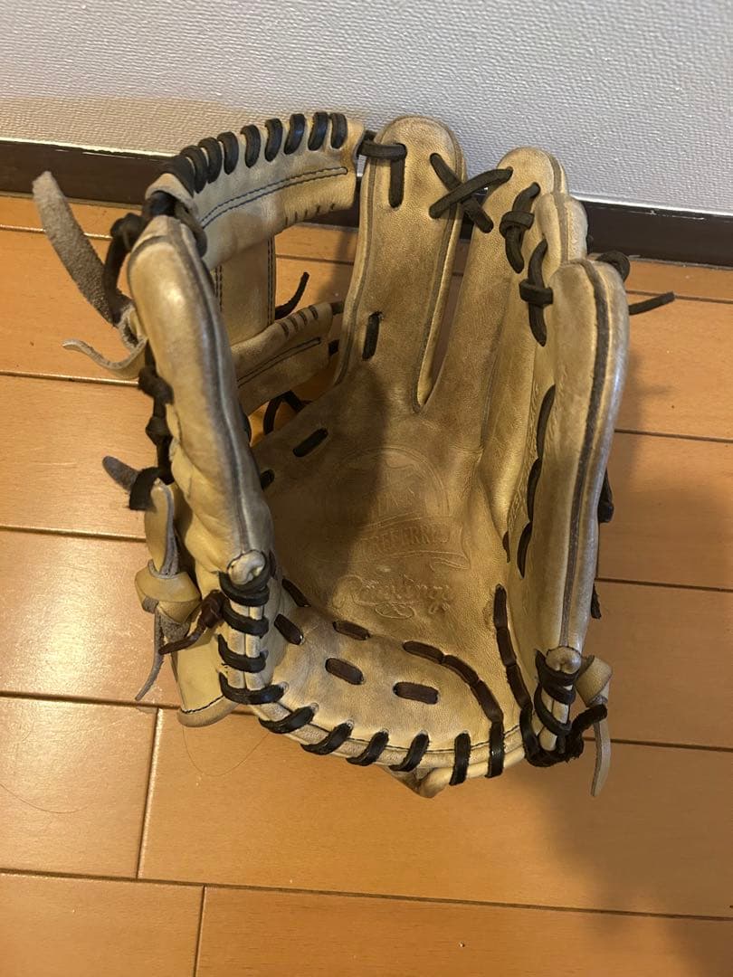 値下げ交渉可能　Rawlings Wizard 硬式グローブ キャメル