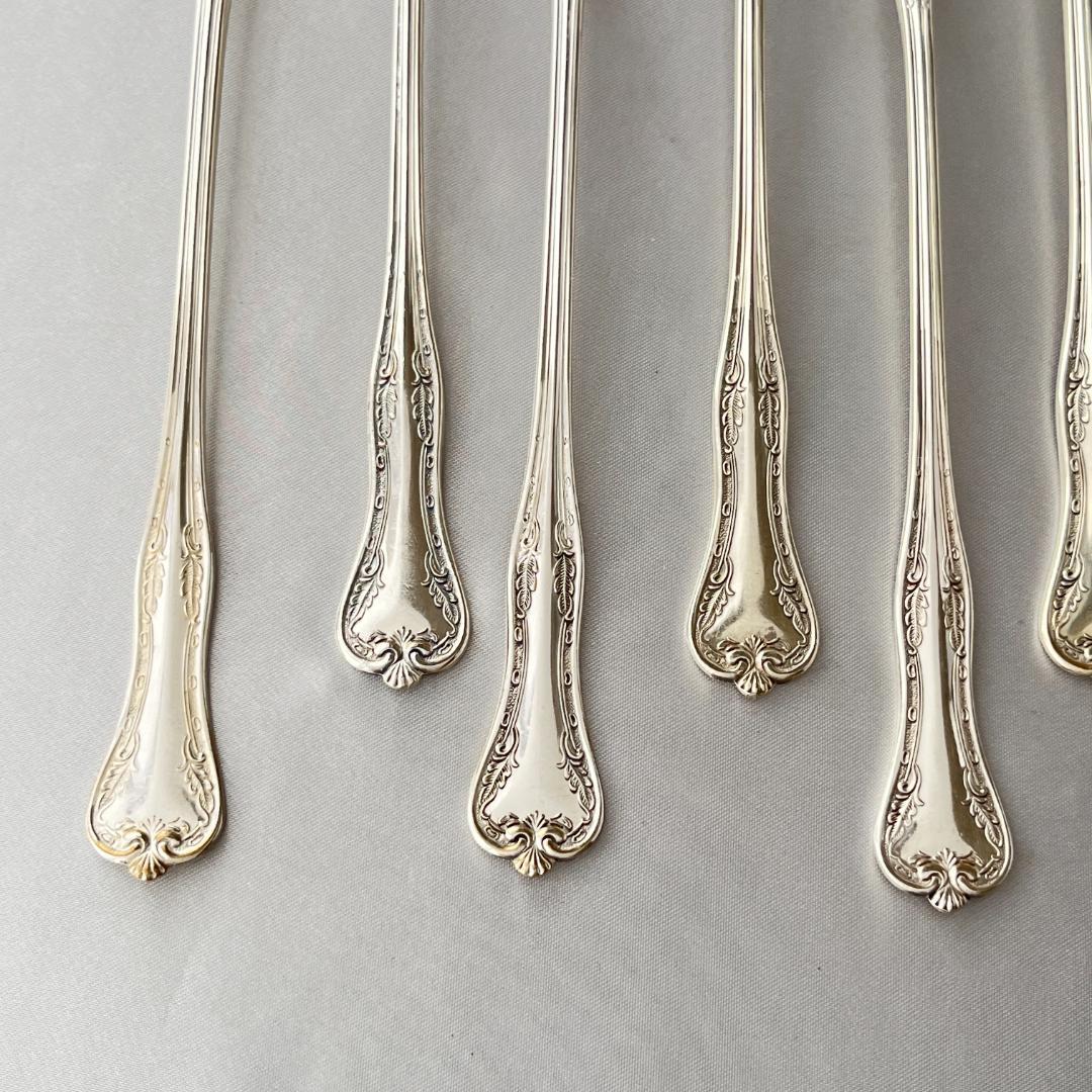 【National Silver】 クイーンエリザベス クリームソーダスプーン