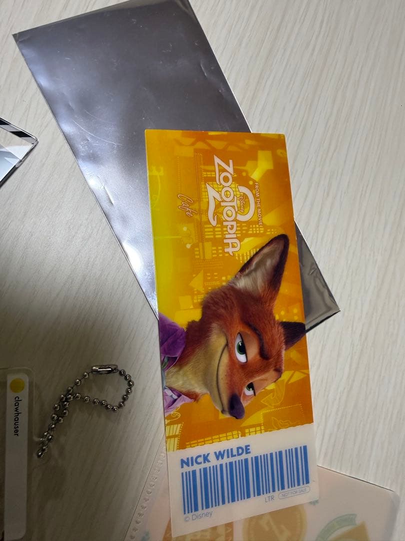 ズートピア2 オーマイカフェ　アクリルキーホルダー等　9点セット　ニック　特典