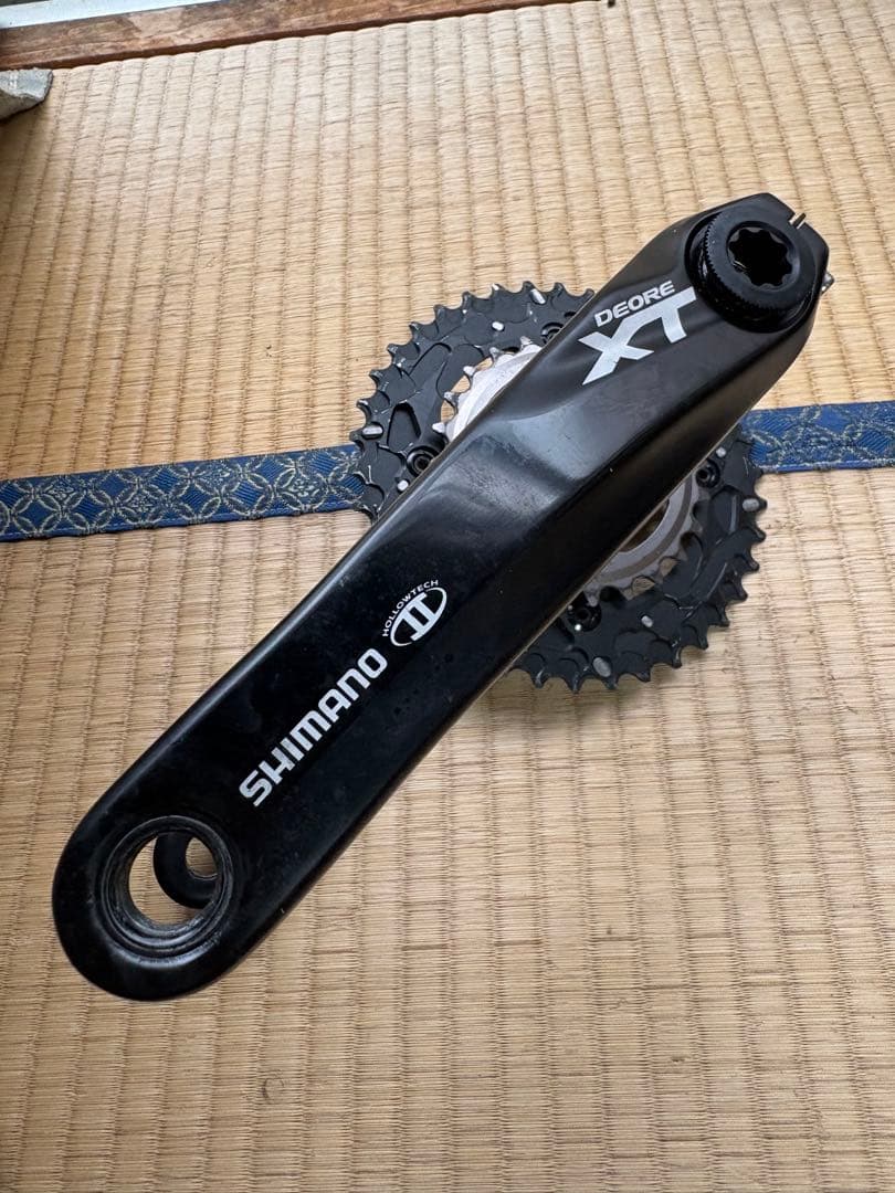 Shimano Deore XT M785 38-24クランクセット 10s用