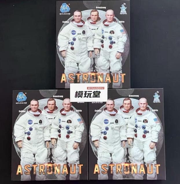 DID 1/12 アポロ11号 宇宙飛行士3体セット XS80033/34/35