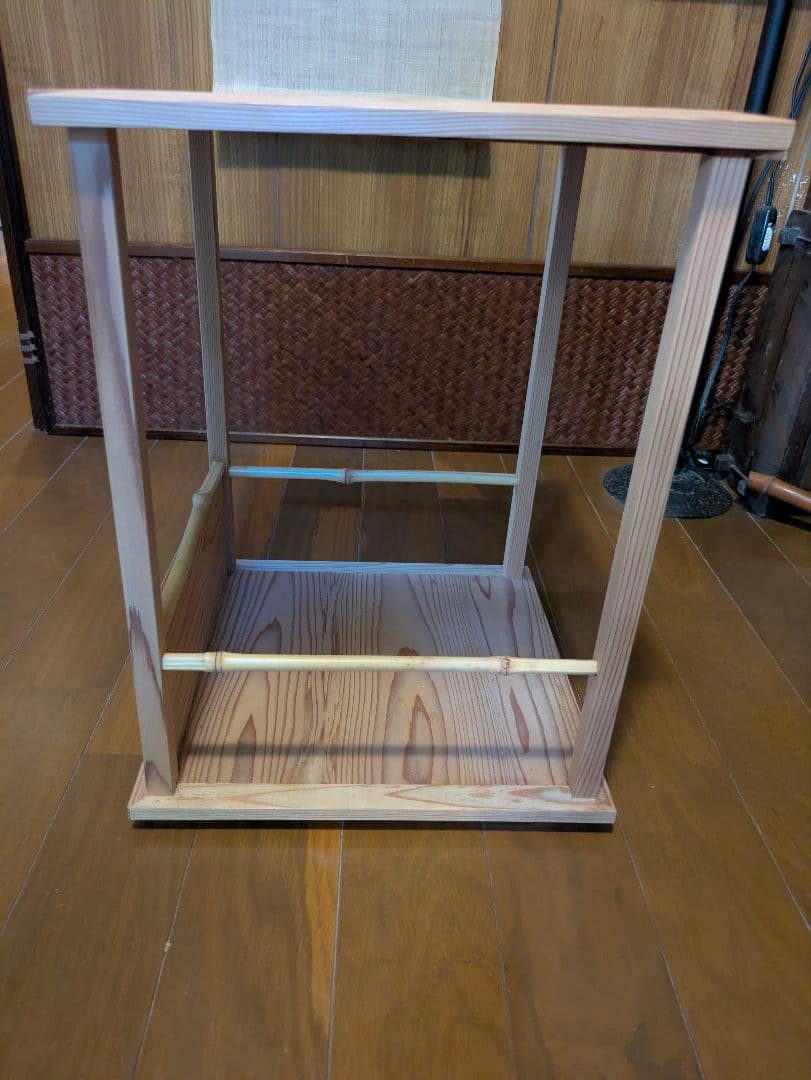 木製 茶道具用台 シンプルデザイン