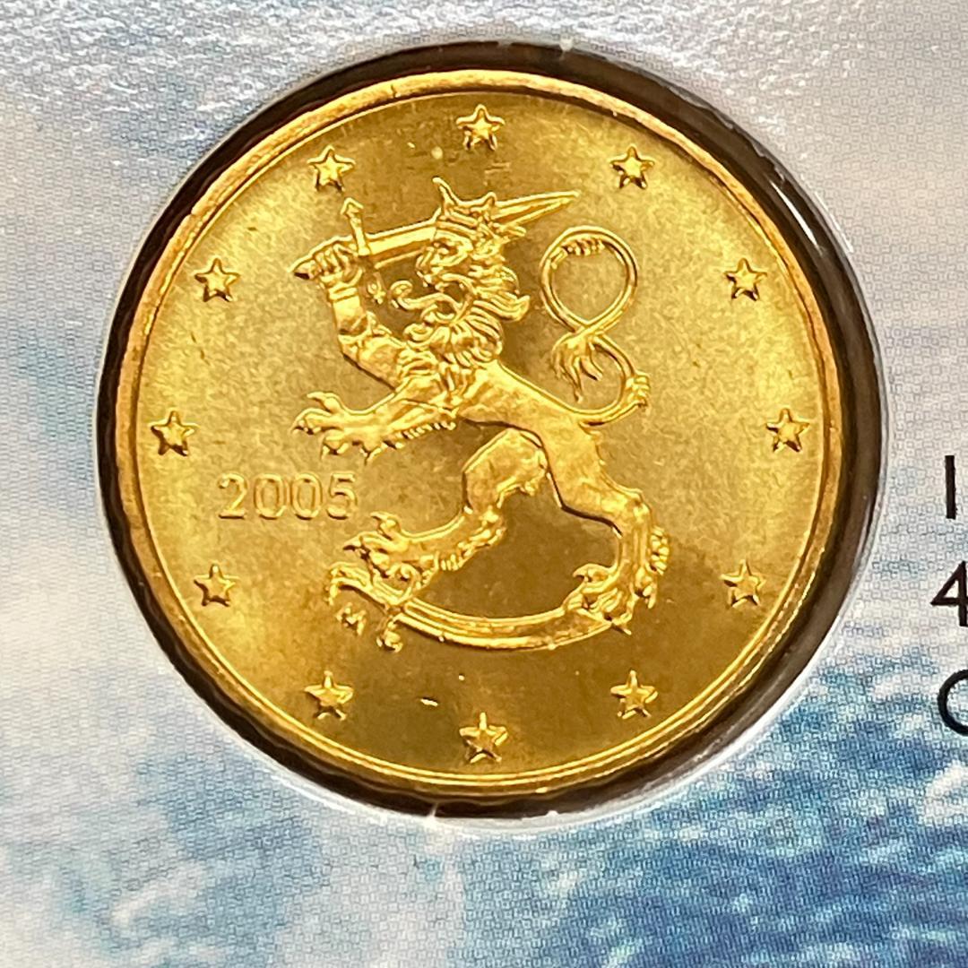 フィンランド 記念硬貨セット 2005年発行　ホッキョクギツネ