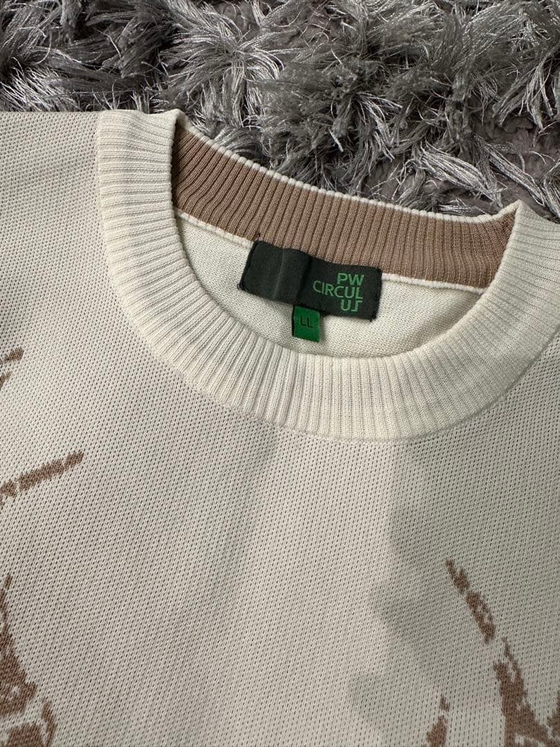 pw circulus ゴルフ DEER　MOTIF　KNIT 美品