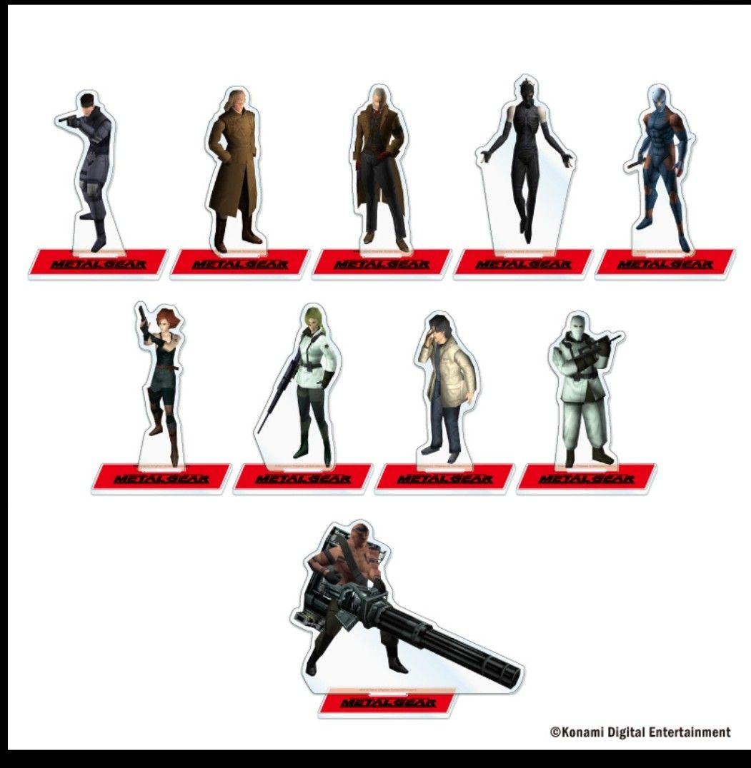 MGS 全作 各10種 アクリルスタンド メタルギアソリッド パルコ PARCO